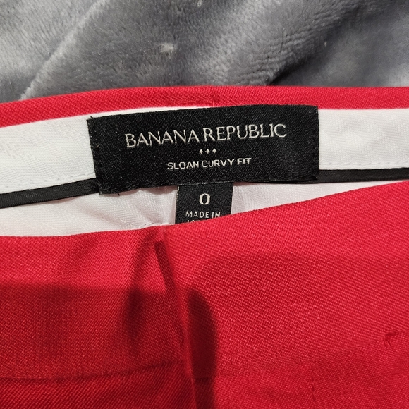 Lot Banana Republic Office Pants Size 0 Curvy And XS Cotton Modal Long Sleeve - Picture 6 of 8